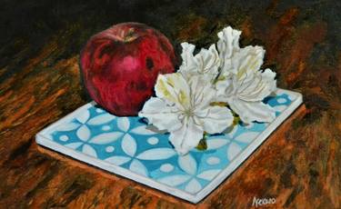 Original Fine Art Food Paintings by Afekwo N