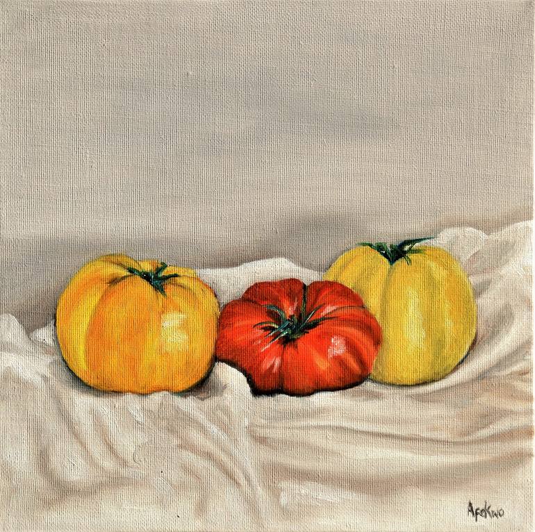 heirloom tomato painting