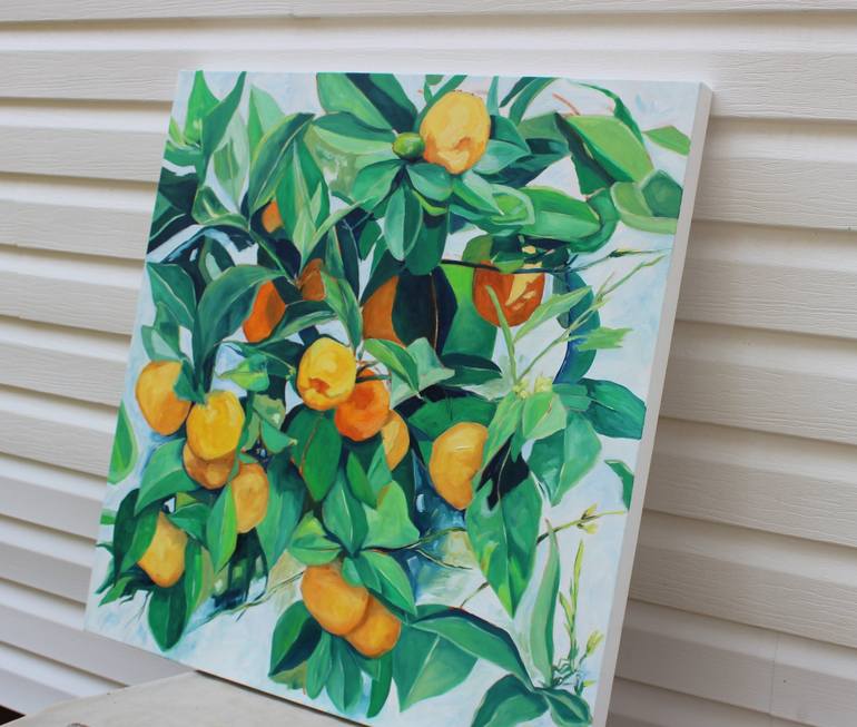 Original Garden Painting by Afekwo N