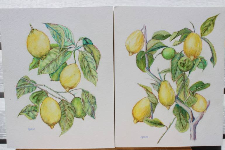 Original Figurative Tree Painting by Afekwo N