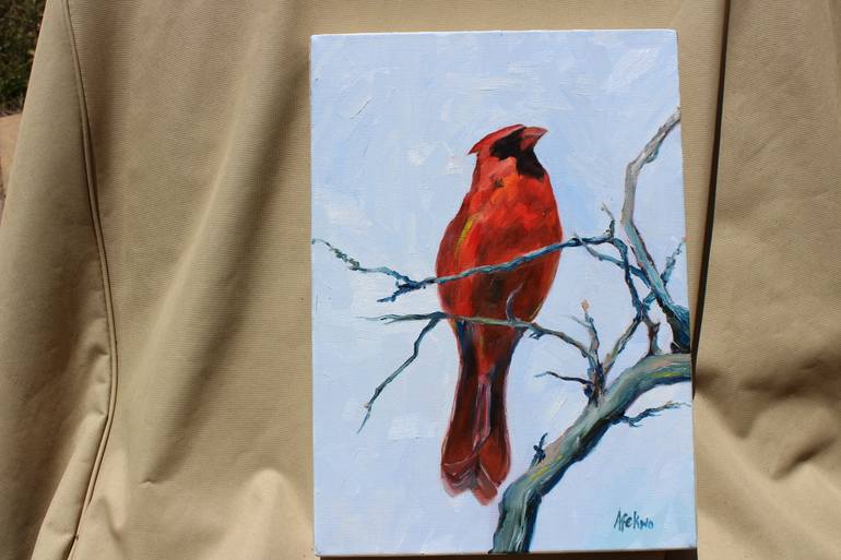 Original Figurative Animal Painting by Afekwo N