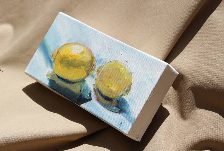 Original Impressionism Still Life Painting by Afekwo N