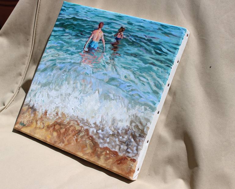 Original Figurative People Painting by Afekwo N