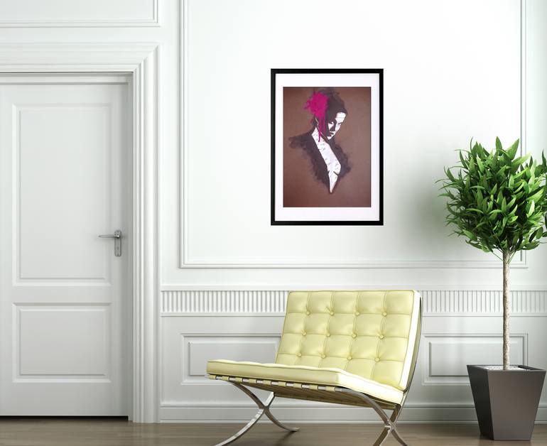 Original Art Deco People Painting by Joel Imen