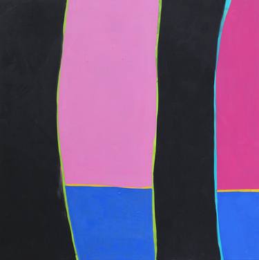 Original Abstract Geometric Painting by Milda K