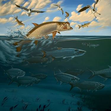 Original Realism Fish Paintings by Philip Slagter