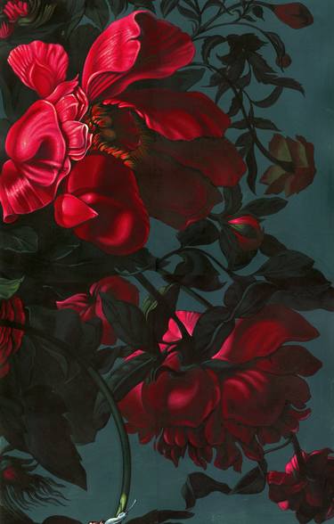 Original Realism Floral Paintings by Philip Slagter