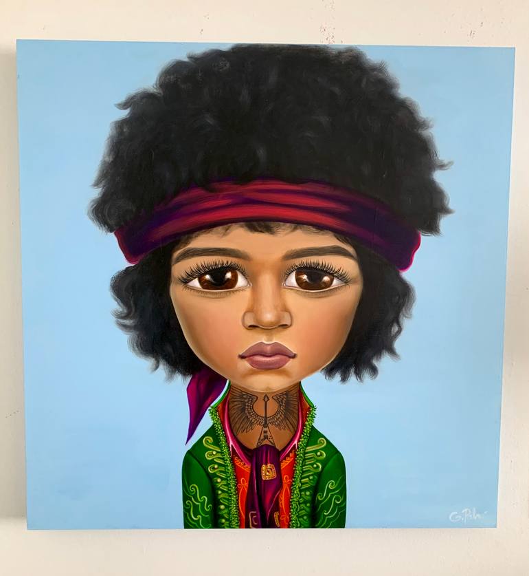 Original Illustration Pop Culture/Celebrity Painting by Gina Palmerin