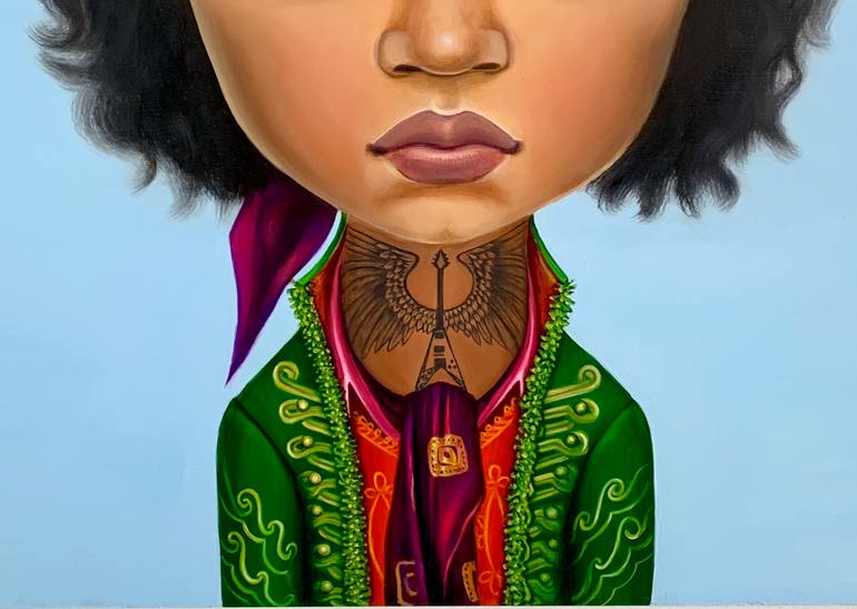 Original Illustration Pop Culture/Celebrity Painting by Gina Palmerin