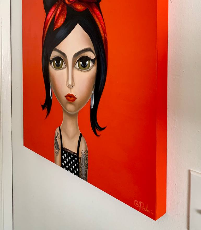 Original Illustration Pop Culture/Celebrity Painting by Gina Palmerin