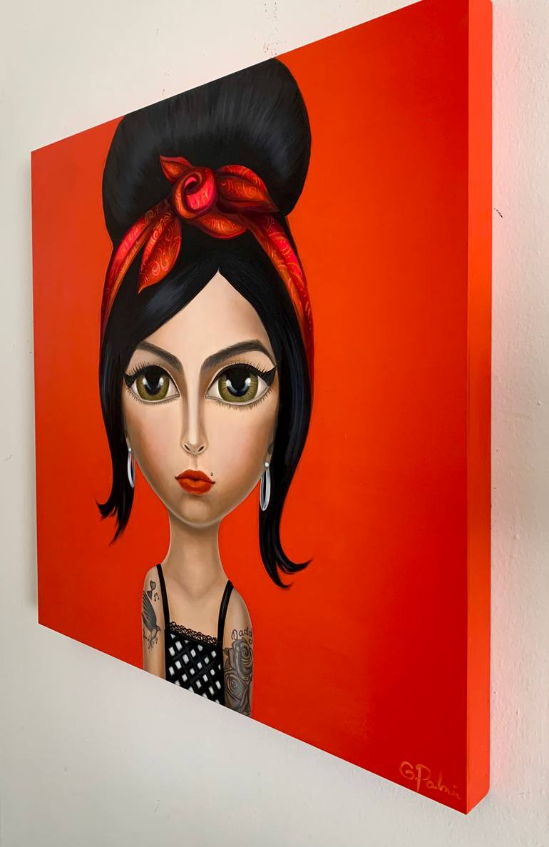 Original Illustration Pop Culture/Celebrity Painting by Gina Palmerin