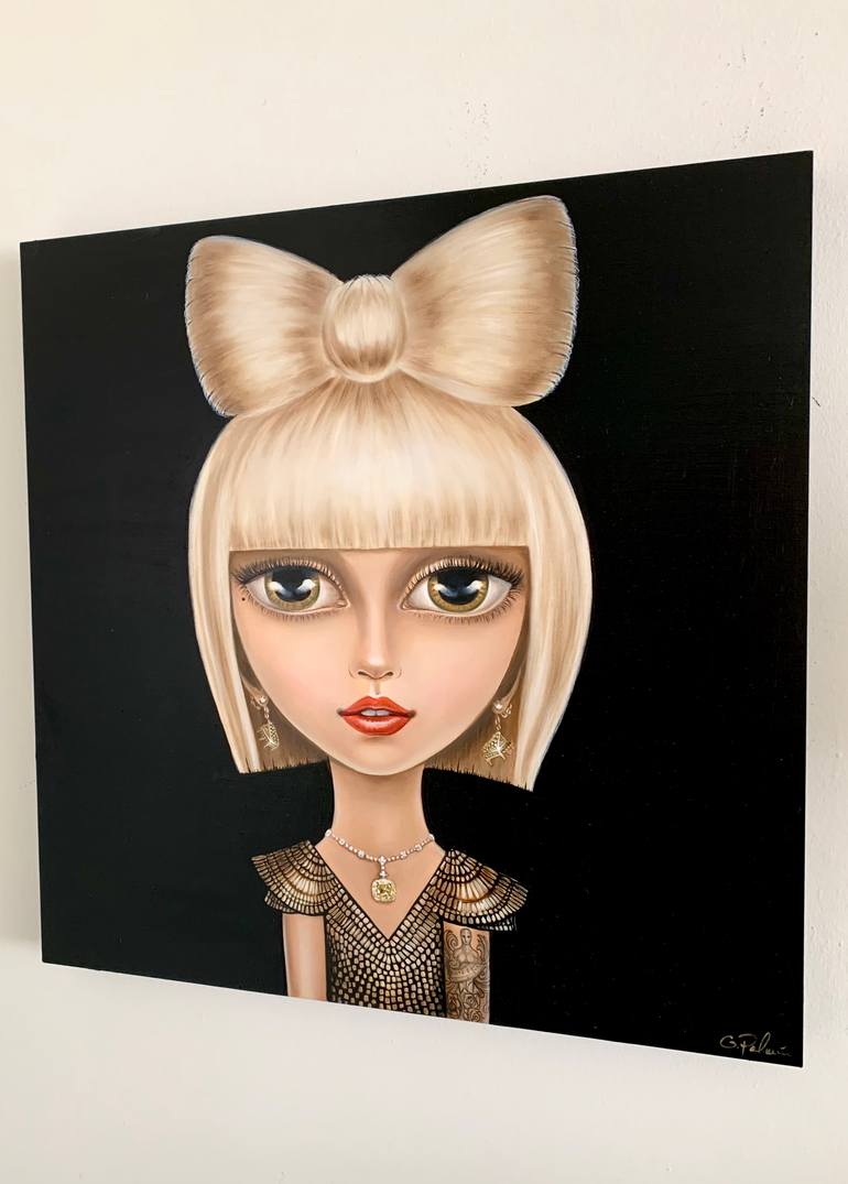 Original Illustration Pop Culture/Celebrity Painting by Gina Palmerin