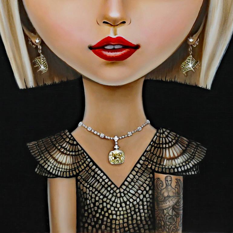 Original Illustration Pop Culture/Celebrity Painting by Gina Palmerin