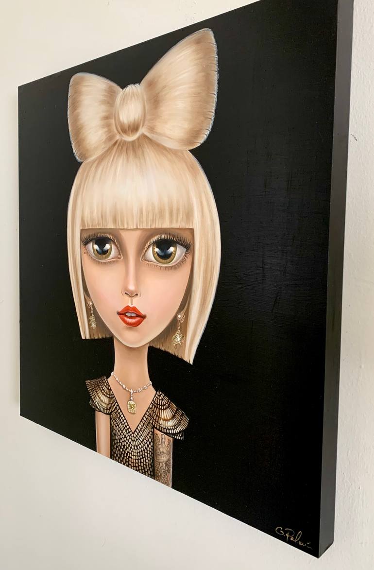 Original Illustration Pop Culture/Celebrity Painting by Gina Palmerin