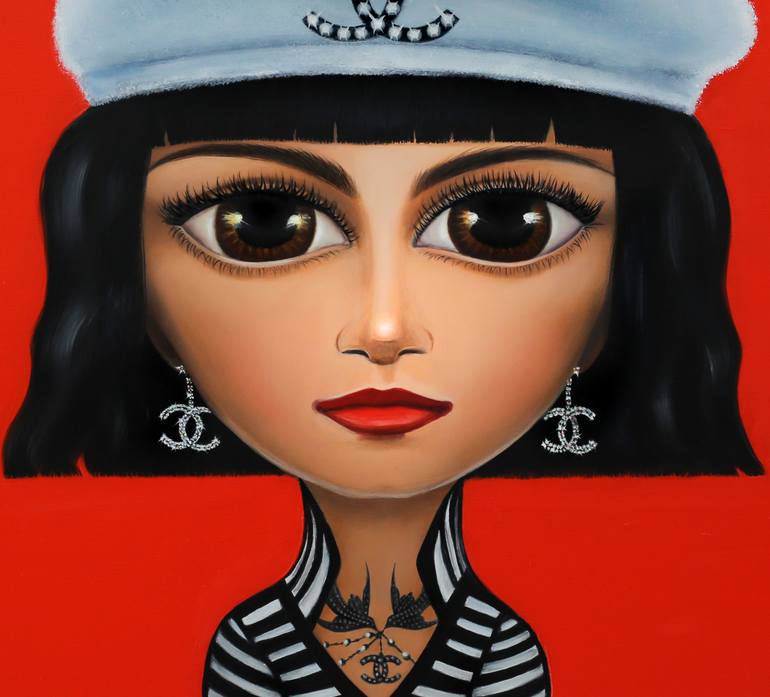 Original Illustration Pop Culture/Celebrity Painting by Gina Palmerin