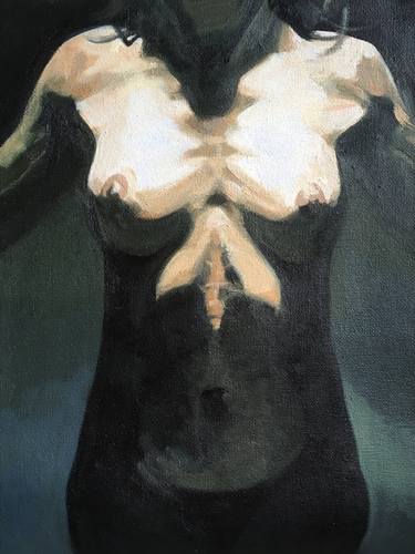 Original Nude Painting by Ingrid Capozzoli Flinn