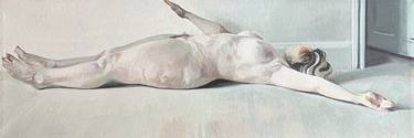 Original Realism Nude Painting by Ingrid Capozzoli Flinn