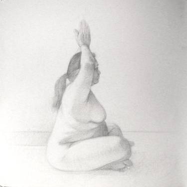 Original Realism Nude Drawings by Ingrid Capozzoli Flinn