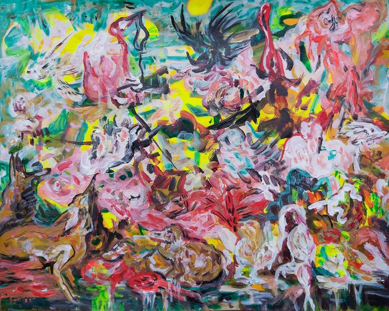 Print of Abstract Nature Paintings by Audrey Néron