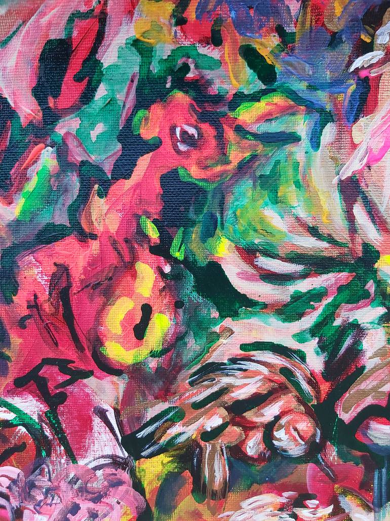 Original Abstract Nature Painting by Audrey Néron