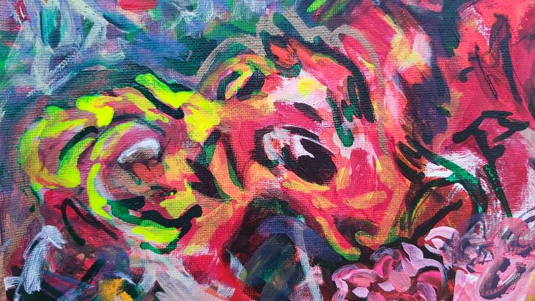 Original Abstract Nature Painting by Audrey Néron