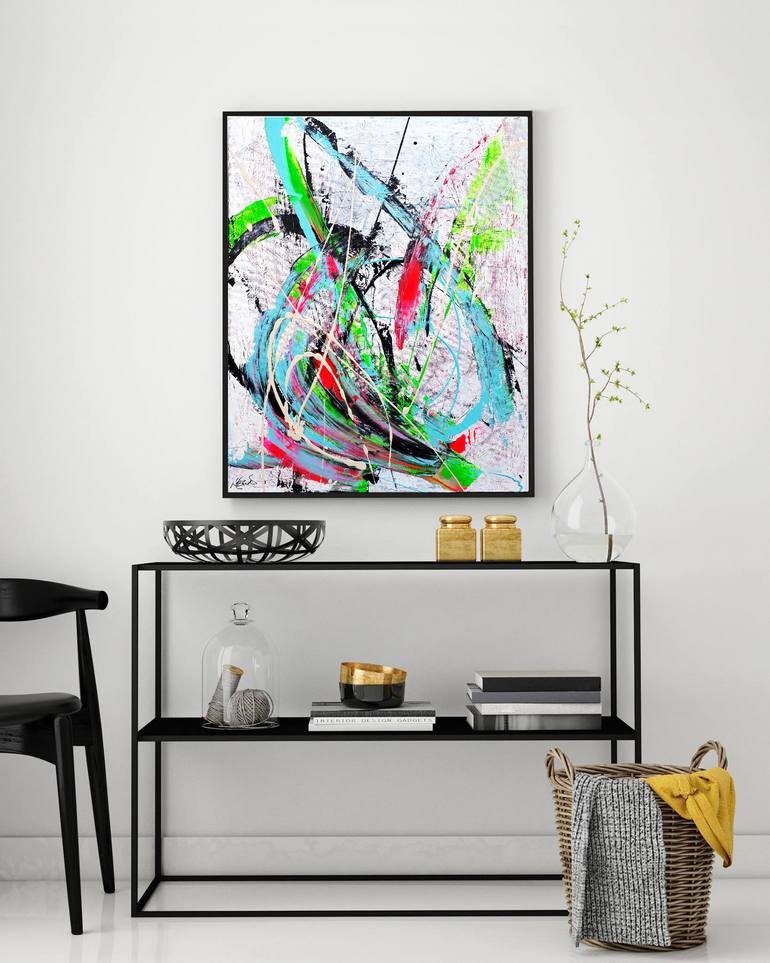 Original Abstract Expressionism Abstract Painting by Audrey Néron