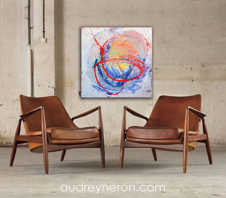 Original Abstract Painting by Audrey Néron