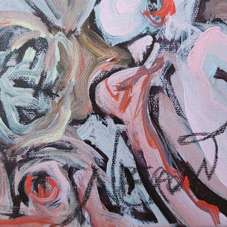 Original Abstract Expressionism Abstract Painting by Audrey Néron