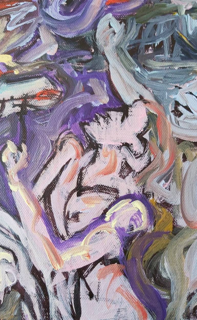 Original Abstract Expressionism Abstract Painting by Audrey Néron