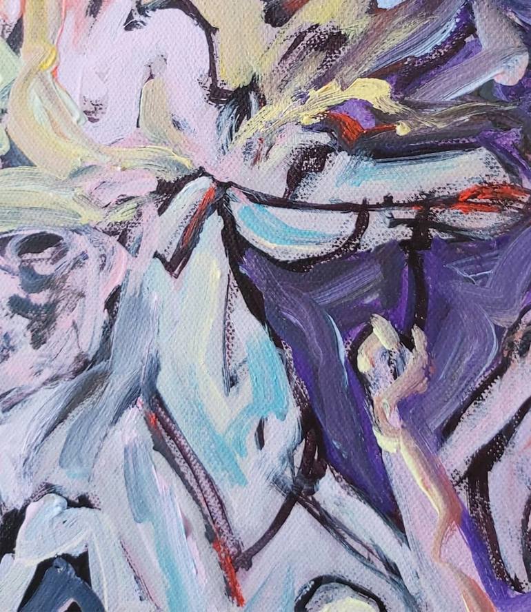 Original Abstract Expressionism Abstract Painting by Audrey Néron