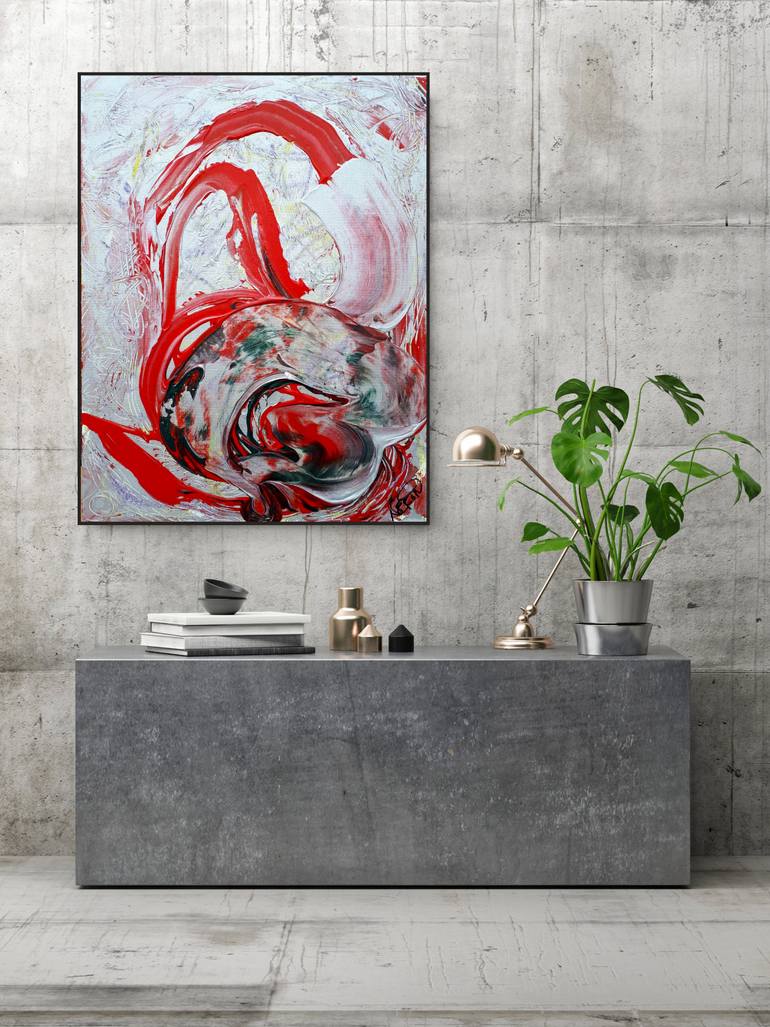 Original Abstract Expressionism Abstract Painting by Audrey Néron