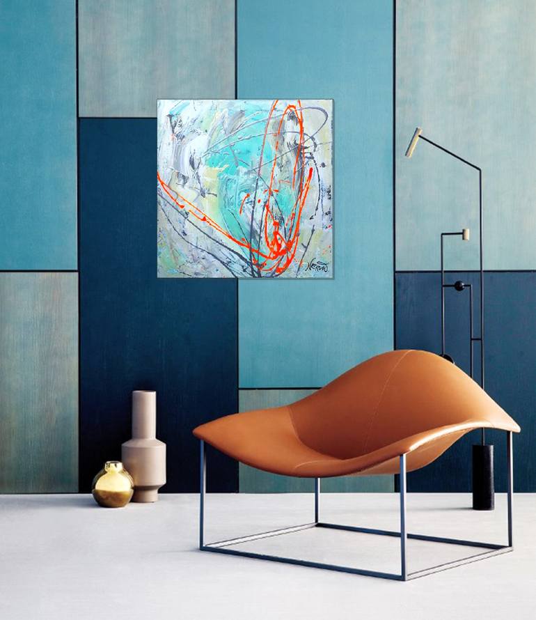 Original Abstract Painting by Audrey Néron