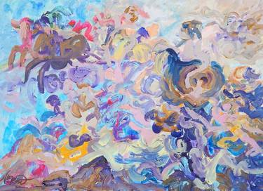 Print of Abstract Expressionism Classical mythology Paintings by Audrey Néron