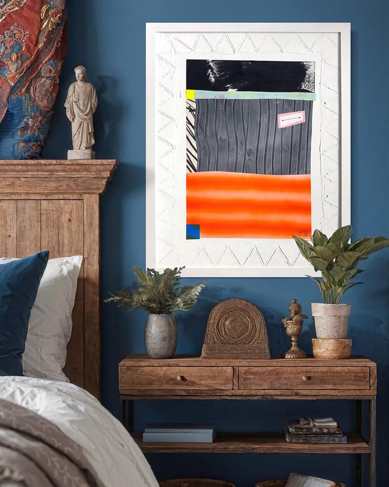Original Abstract Expressionism Abstract Mixed Media by Alice Boyle