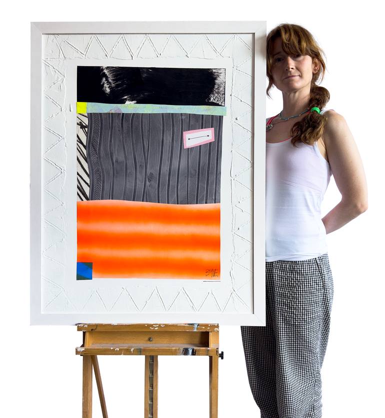 Original Abstract Expressionism Abstract Mixed Media by Alice Boyle