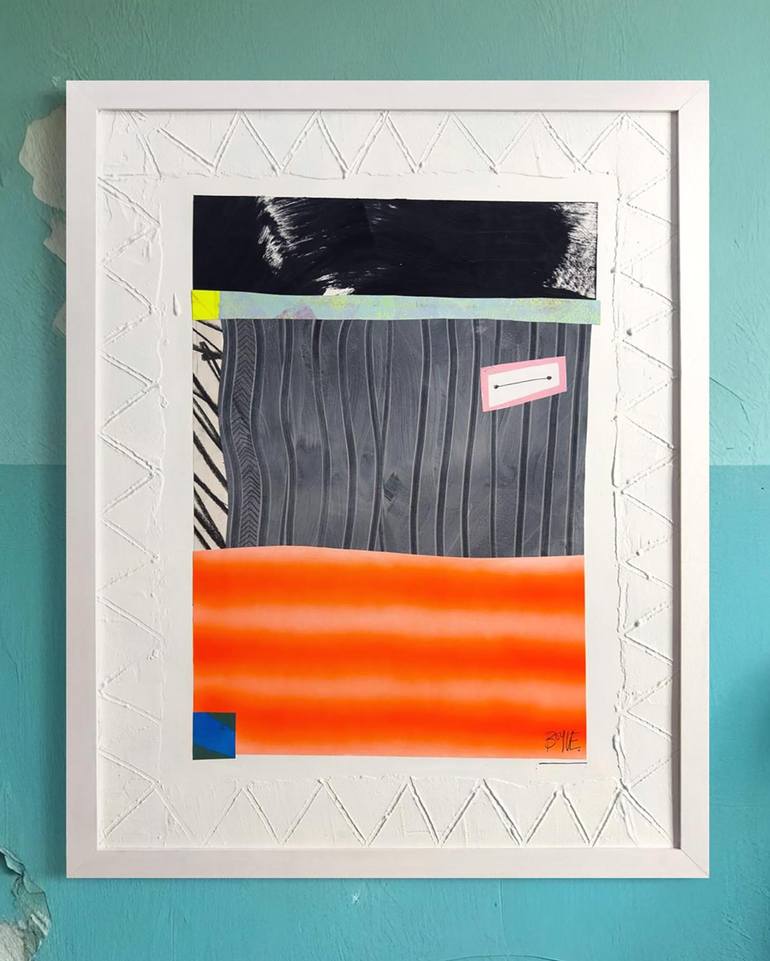 Original Abstract Expressionism Abstract Mixed Media by Alice Boyle