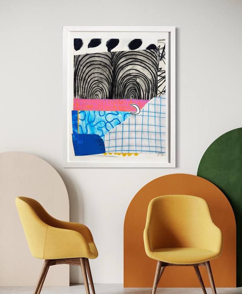Original Abstract Expressionism Abstract Mixed Media by Alice Boyle