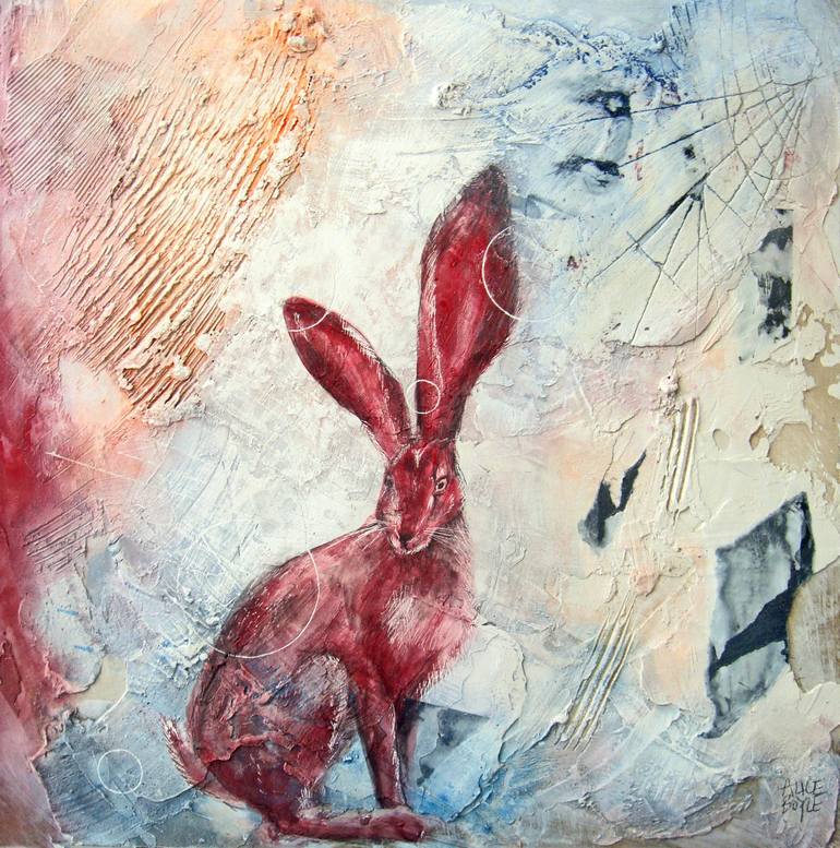 Hare Painting by Alice Boyle | Saatchi Art