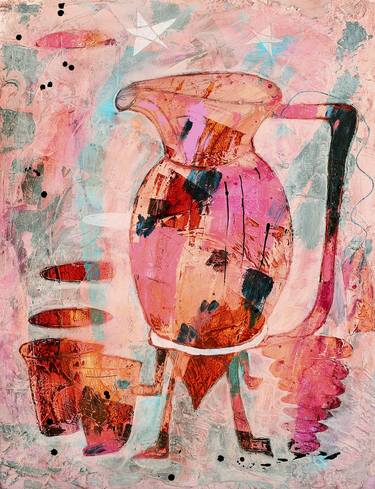Original Abstract Still Life Paintings by Alice Boyle