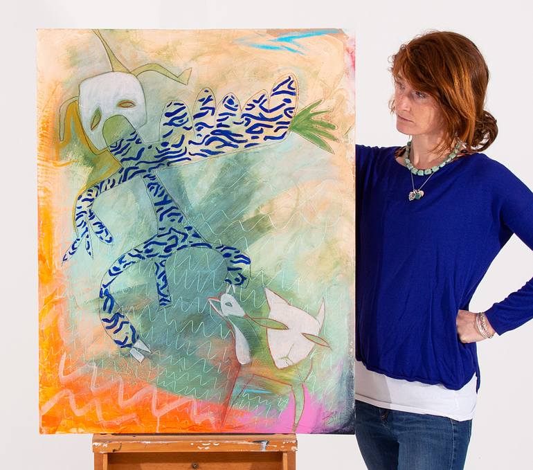 Original Expressionism Fantasy Painting by Alice Boyle