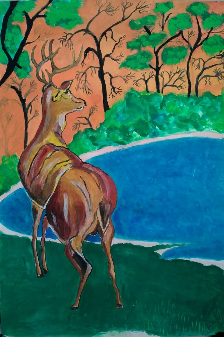 famous deer paintings