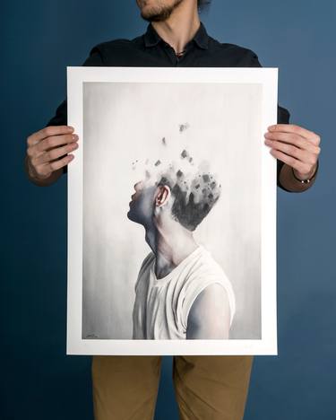 Original Portraiture People Printmaking by Miroslav Zgabaj