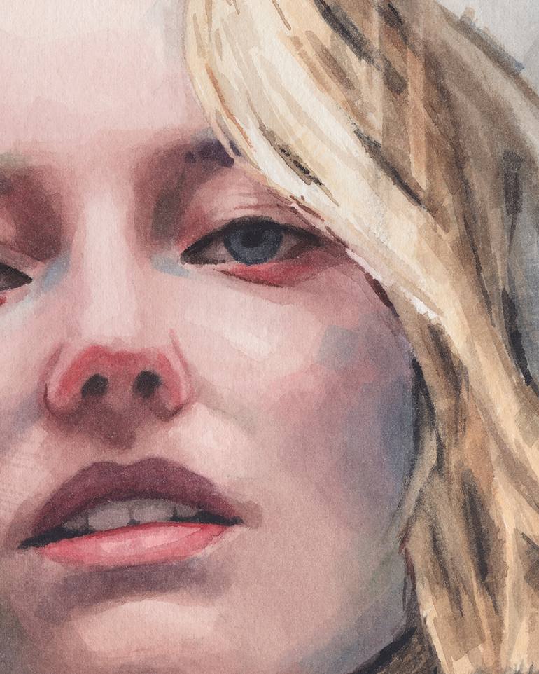 Original Expressionism People Painting by Miroslav Zgabaj