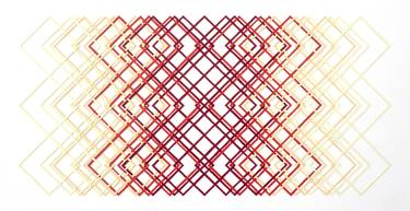 Original Abstract Geometric Collage by Roberta Blonkowski