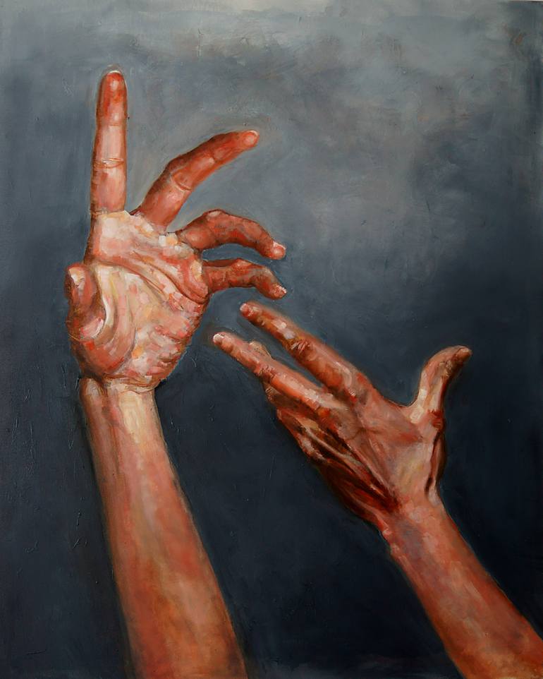 Reaching Out Painting by Stephan Andreas Saatchi Art