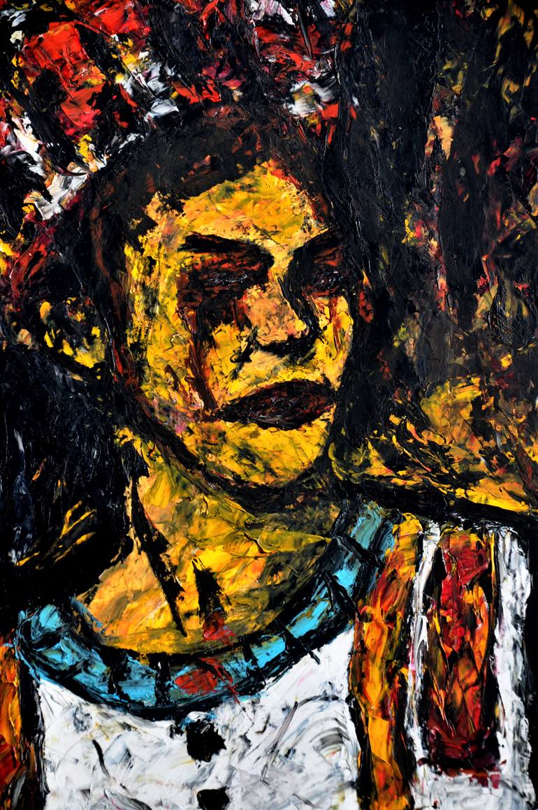 Original Abstract Expressionism Pop Culture/Celebrity Painting by Noktys  Art