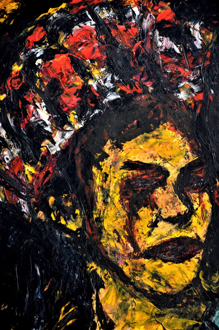 Original Abstract Expressionism Pop Culture/Celebrity Painting by Noktys  Art