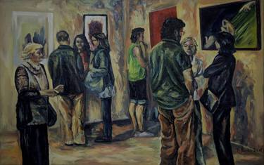 Original Figurative People Painting by Joana Martos