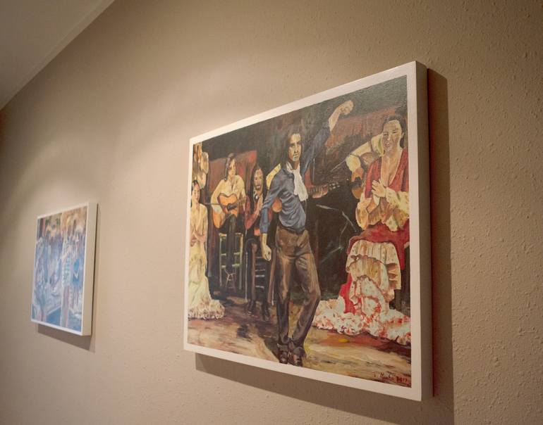 Original Figurative People Painting by Joana Martos