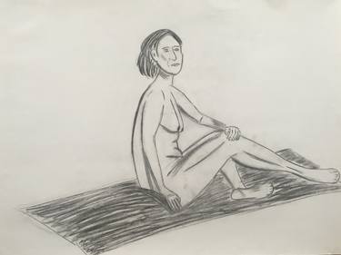 Original Abstract Expressionism Women Drawings by Lee Donohoe